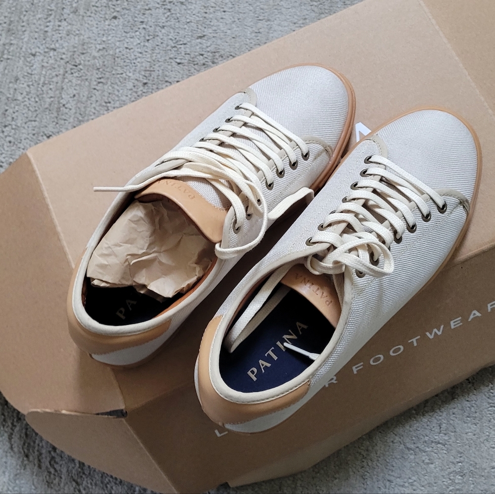 Portland Leather Patina low top sneakers NIB - read description